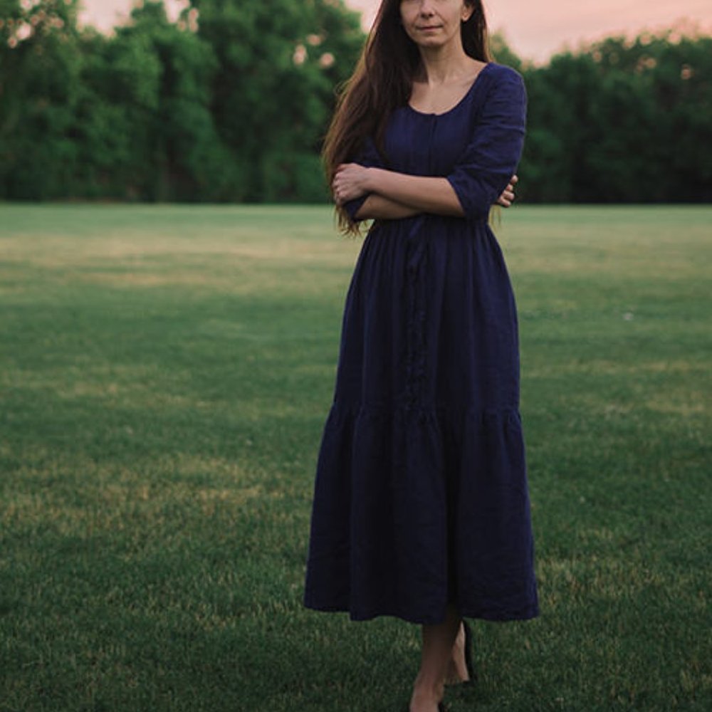 Artisan Linen Dress